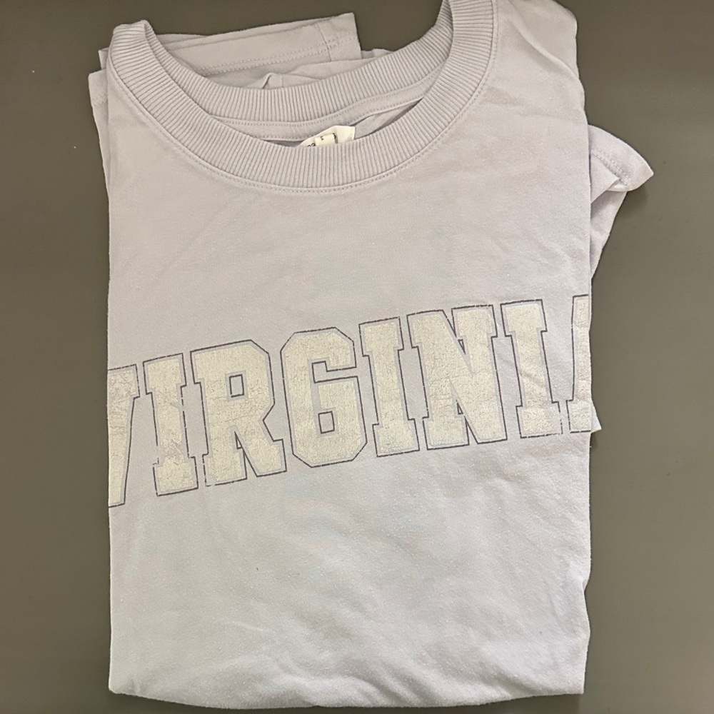 Maurices Light Lavender Short Sleeve Tee